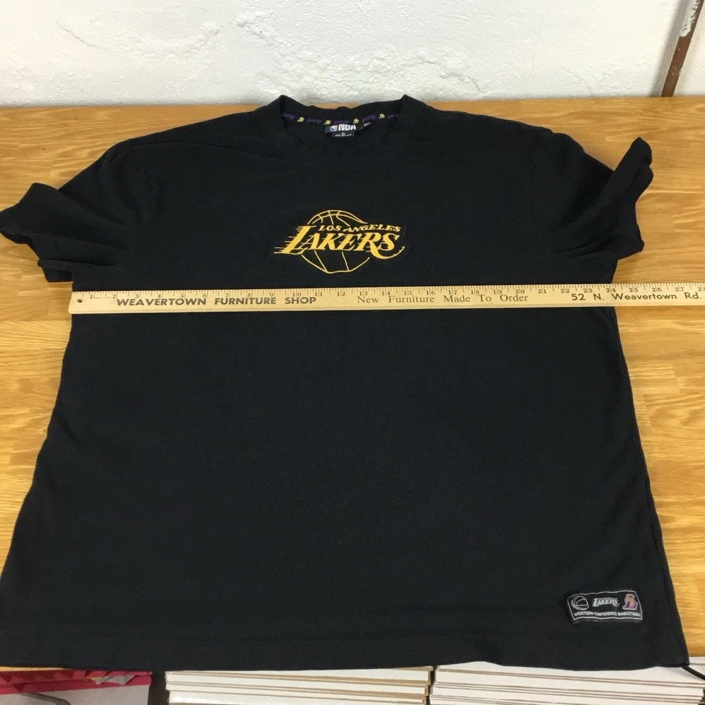NBA Los Angeles Lakers Josh Denzel Primark Black Graphic T-Shirt Mens 2XL - Picture 5 of 9